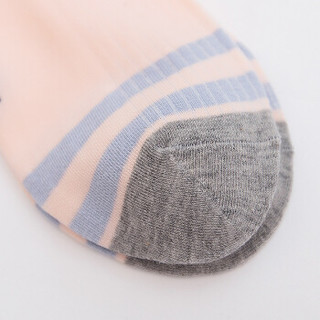 帕兰朵（PLANDOO）女袜子女士中筒袜精梳棉透气卡通百搭休闲袜5双装均码
