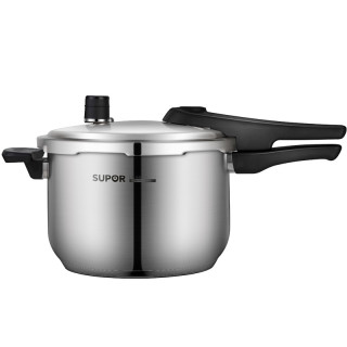 苏泊尔 高压锅 304不锈钢 防爆 燃气电磁炉通用 4L-蓝眼100kPa