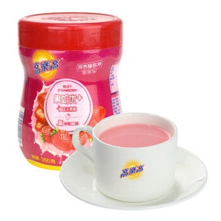 高乐高 早餐冷热冲饮 速溶固体饮料  果奶优+新草莓味350g/罐