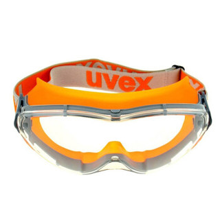 UVEX防护眼镜护目镜眼罩防飞溅防风沙骑行防冲击打磨粉粉尘透明9002245