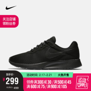 耐克 NIKE TANJUN 女子运动休闲鞋 812655 812655-002黑/黑/黑 36