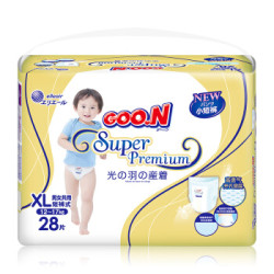 省99 1元 大王拉拉裤 Goo N 大王光羽婴儿拉拉裤xl28片 2件多少钱 什么值得买