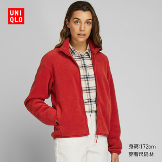 UNIQLO 优衣库 418447 女士摇粒绒拉链茄克