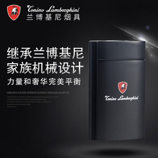 Tonino Lamborghini 德尼露·兰博基尼打火机电子充气打火机蓝焰直冲防风打火机生日节日礼物TTR016040黑色