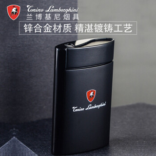 Tonino Lamborghini 德尼露·兰博基尼打火机电子充气打火机蓝焰直冲防风打火机生日节日礼物TTR016040黑色