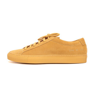 COMMON PROJECTS 男士黄色绒面皮革系带板鞋运动鞋 2152 1074 41码