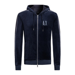 ARMANI EXCHANGE 阿玛尼奢侈品19秋冬新款男士针织休闲外套 6GZMBB-ZJ1MZ NAVY-1510 M