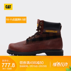 CAT/卡特春季新款男COLORADO牛皮革深褐休闲靴P723529I3BDC17 棕色 41