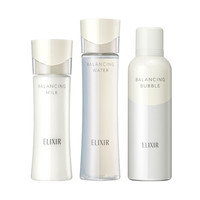 ELIXIR 怡丽丝尔 凝光漾采护肤套装 (发泡洁面啫喱165g+清爽型平衡水168ml+清爽型平衡乳130ml)