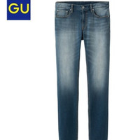 GU 极优 314435男装弹力紧身牛仔裤