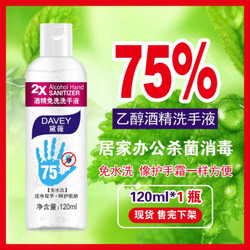 免洗洗手液 75%酒精抑菌免洗手消毒液 120ml