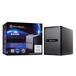 银欣（SilverStone） Nas机箱 存储服务器DS380 (相容8x3.5热插拔硬盘)