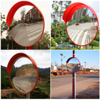 商品趣行 交通道路广角镜 停车场车库弯道凸面反光镜 路口转角弯球镜