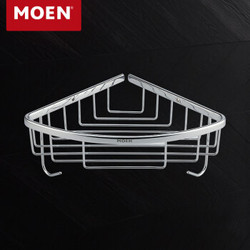 摩恩（MOEN）浴室挂件五金三角置物架卫生间挂件精铜单层三角篮90101 *3件