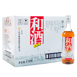 和酒 黄酒 银标 上海老酒半干型黄酒 555ml*12瓶 *6件