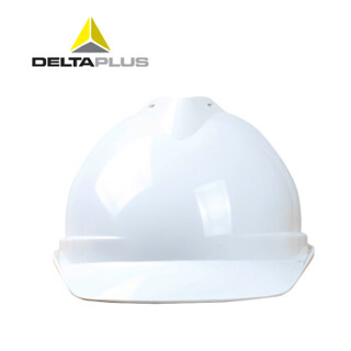 代尔塔（DELTAPLUS）102108 经典V型安全帽增强版 ABS安全帽 白色 定制款