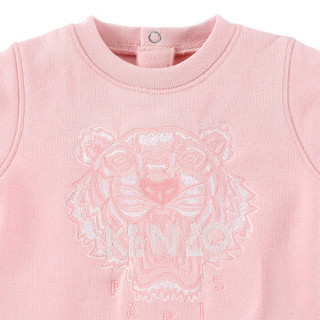 KENZO KIDS 高田贤三 奢侈品童装 婴儿F粉色混纺虎头连体衣 KM32007 33 18M/18月/80cm