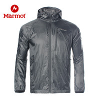 Marmot/土拨鼠运动户外防风透气舒适男士皮肤衣连帽防护神衣外套
