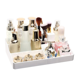 米上 化妆品收纳盒 透明桌面整理架 创意多功能收纳盒 亚克力储物盒 MS017