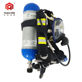 安钢瓶纤维瓶自给开放救生正压式消防空气呼吸器 防毒面具 正压式空气呼吸器面罩 防毒面具RHZKF120