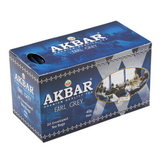 AkBAR 雅客巴精选伯爵红茶（调味茶）40g（20*2g）/盒 斯里兰卡进口