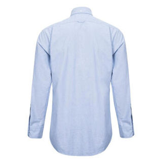 THOM BROWNE 汤姆·布朗 男士浅蓝色棉质衬衫 MWL010E 00139 480 1