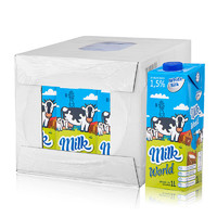 限福建、浙江：white silk 怀丝 低脂牛奶  1L*12盒  *2件