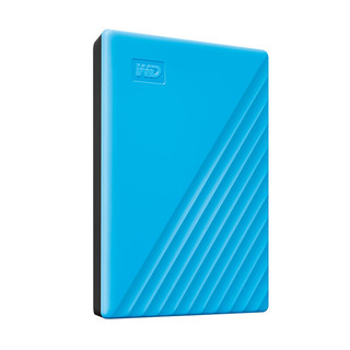 Western Digital 西部数据 My Passport系列 随行版 2.5英寸Micro-B便携移动机械硬盘 2TB USB3.0 活力蓝 WDBYVG0020BBL