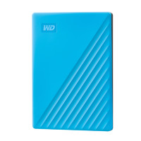 Western Digital 西部数据 My Passport系列 随行版 2.5英寸Micro-B便携移动机械硬盘 2TB USB3.0 活力蓝 WDBYVG0020BBL