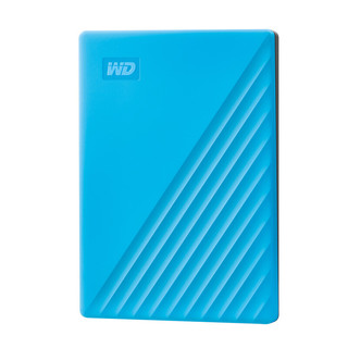 西部数据 My Passport系列 随行版 2.5英寸Micro-B便携移动机械硬盘 2TB USB3.0 活力蓝