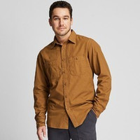 UNIQLO 优衣库 421164 男士水洗工装衬衫