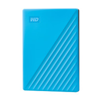 Western Digital 西部数据 My Passport系列 随行版 2.5英寸Micro-B便携移动机械硬盘 4TB USB3.0 活力蓝 WDBPKJ0040BBL