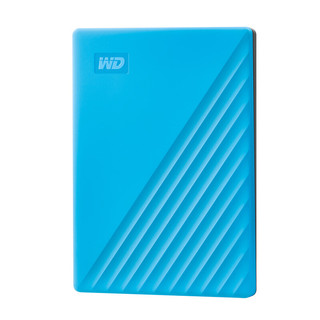 Western Digital 西部数据 My Passport系列 随行版 2.5英寸Micro-B便携移动机械硬盘 4TB USB3.0 活力蓝 WDBPKJ0040BBL