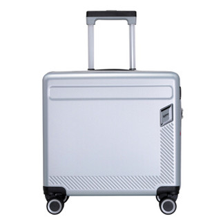 莎米特（SUMMIT） 拉杆箱男 商务18英寸登机箱旅行箱 小行李箱万向轮PC999TC 银色