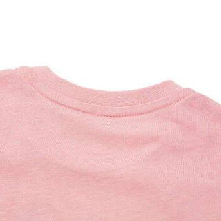 FENDI KIDS 芬迪 奢侈品童装 女童粉色棉质印花图案T恤 JFI156 7AJ F0AU4 4A/4岁/110cm