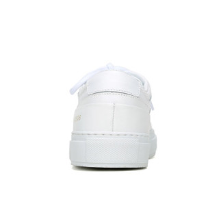 COMMON PROJECTS 女士白色织物配皮系带板鞋运动鞋 3867 0506 37码