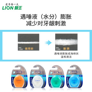 LION 狮王 遇水膨胀牙线