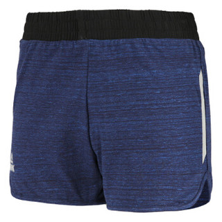 匹克（PEAK）女款运动短裤夏季透气舒适休闲跑步健身短裤 DF382422 蓝花纱 XL码