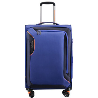 美旅AmericanTourister拉杆箱 商务轻软箱万向轮行李箱男女红点设计大容量旅行箱包 DB7TSA锁27英寸蓝色