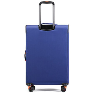 美旅AmericanTourister拉杆箱 商务轻软箱万向轮行李箱男女红点设计大容量旅行箱包 DB7TSA锁27英寸蓝色