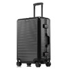 旅行之家（Travelhouse）铝框拉杆箱 万向轮行李箱男女士登机箱旅行箱密码箱WG007 黑色 24英寸