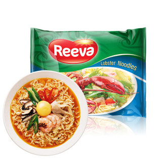 越南进口 阮婆婆（Reeva) 方便面速食面 龙虾味泡面 325g（65g*5包入）