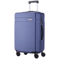 瑞界（SWISSALPS） 拉杆箱26英寸万向轮旅行箱男女ABS+PC行李箱 SA-17003情迷蓝