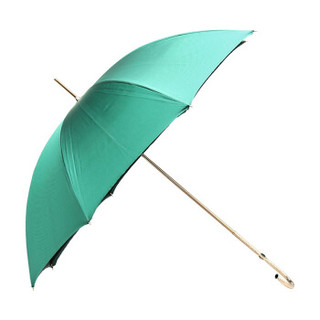 Pasotti 葩莎帝 女士繁花系列绿色聚酯纤维双层布金色手杖式雨伞遮阳伞 WLX20A