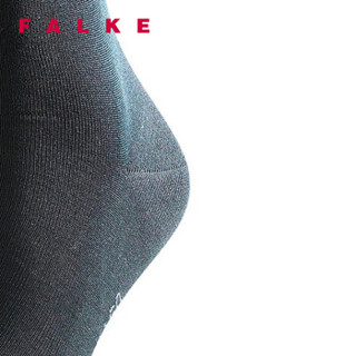 FALKE 德国鹰客 Tiago 丝光棉罗纹商务正装长中筒男袜 黑色black 43-44 14662-3000-43