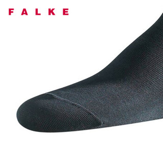 FALKE 德国鹰客 Tiago 丝光棉罗纹商务正装长中筒男袜 黑色black 43-44 14662-3000-43