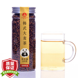 明芽 茶叶大麦茶 原味烘焙型 非袋泡茶叶 罐装200g