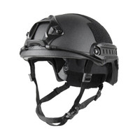 兵行者FAST二级防弹头盔多功能凯夫拉头盔  黑色