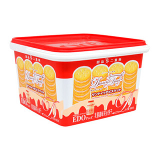 EDO pack 饼干蛋糕 零食早餐 夹心饼干 乳酸菌味 480g/盒