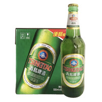 青岛啤酒（Tsingtao）经典8度500ml*6瓶 大瓶整箱